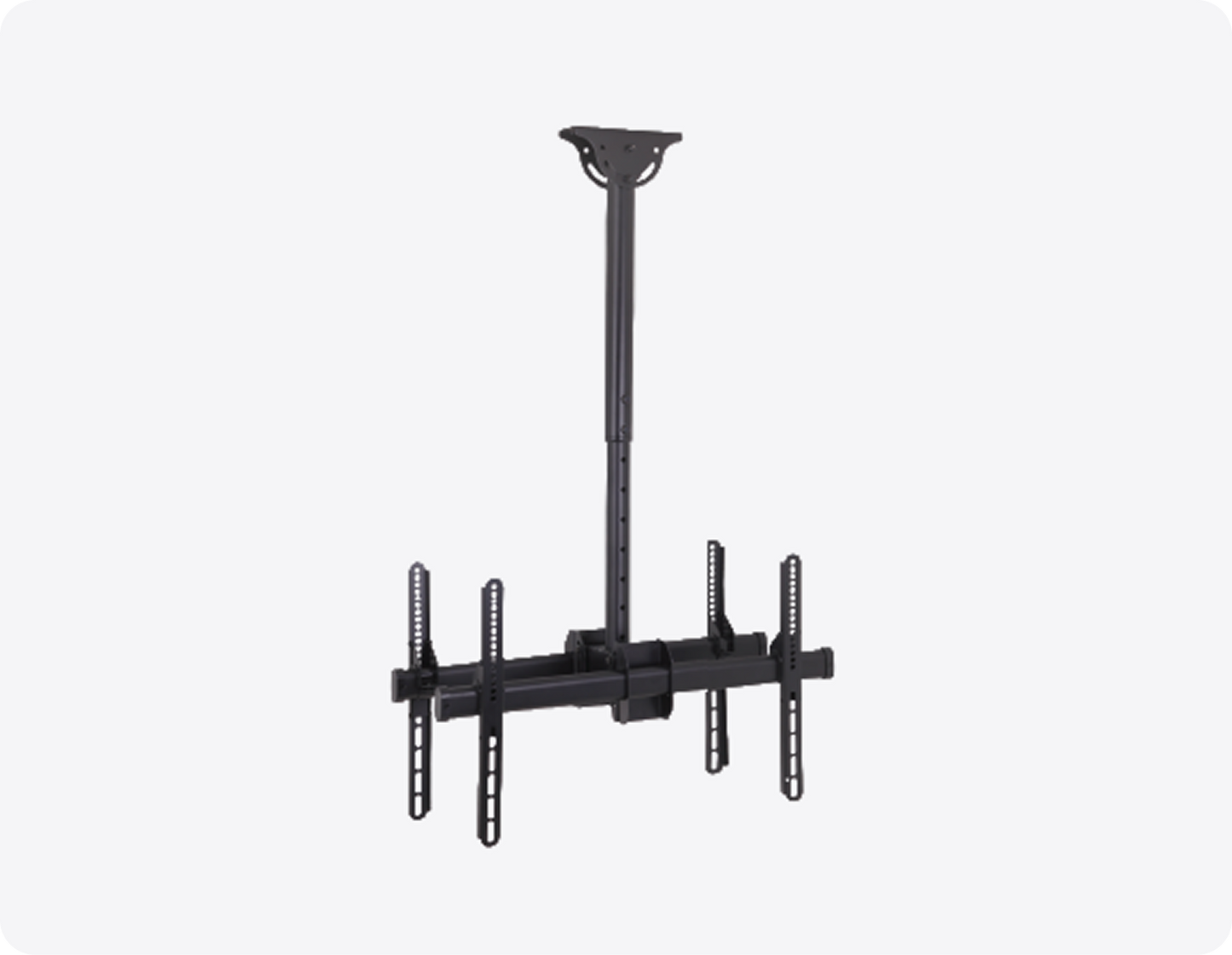 Ceiling Mount Suitable for 32" - 65" with 3'-5' Dual screens