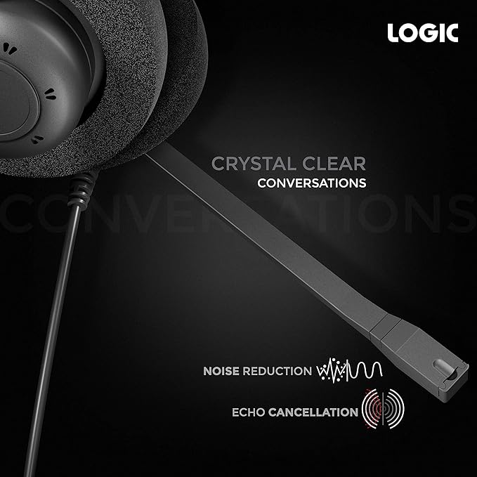 LOGIC Professional UC USB Headset optimized for MS Teams - 306B