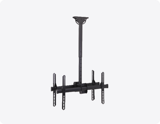 Ceiling Mount Suitable for 32" - 65" with 3'-5' Dual screens