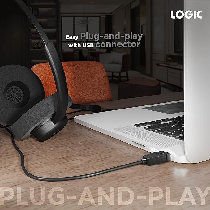 LOGIC Professional UC USB Headset optimized for MS Teams - 306B